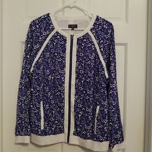 NYDJ floral print jacket
